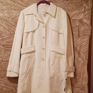 Garfield and Mark's trench coat white